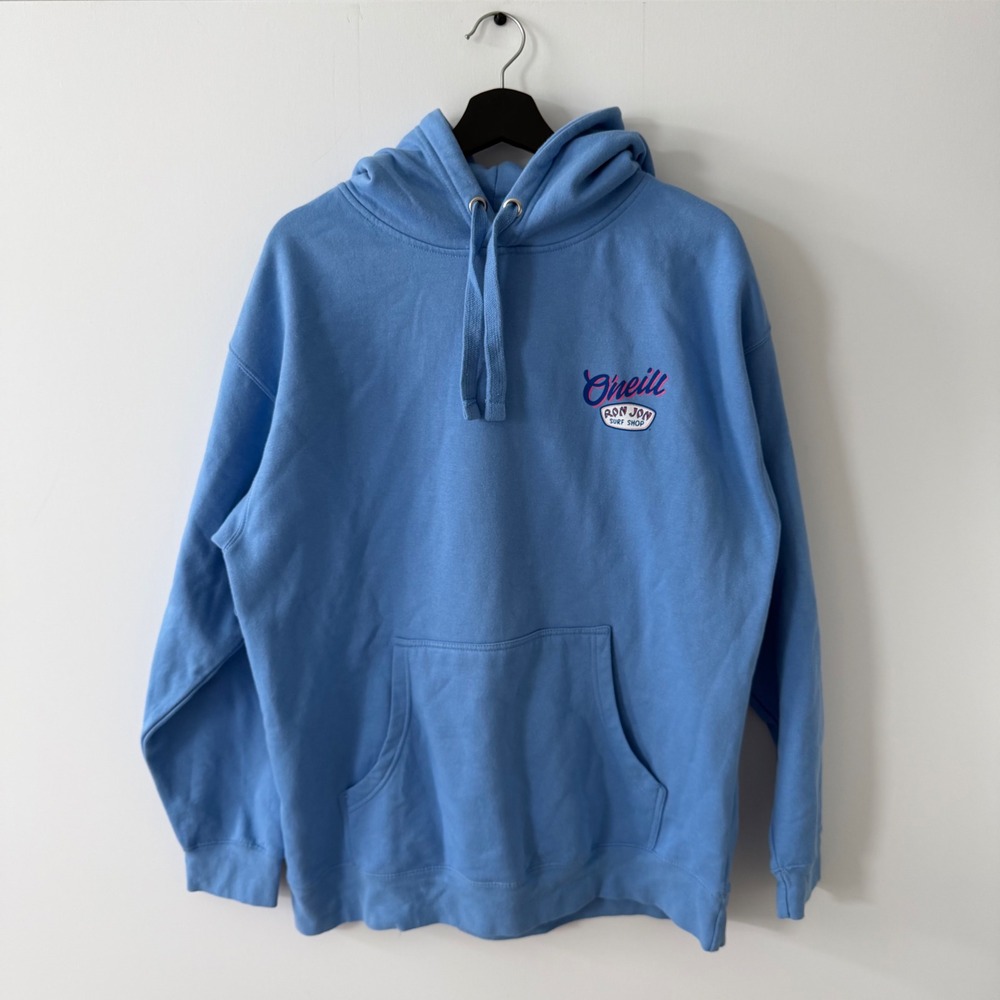 O'Neill Ron Jon Surf Shop Toucan Graphic Hoodie Blue Mens XL Sweatshirt